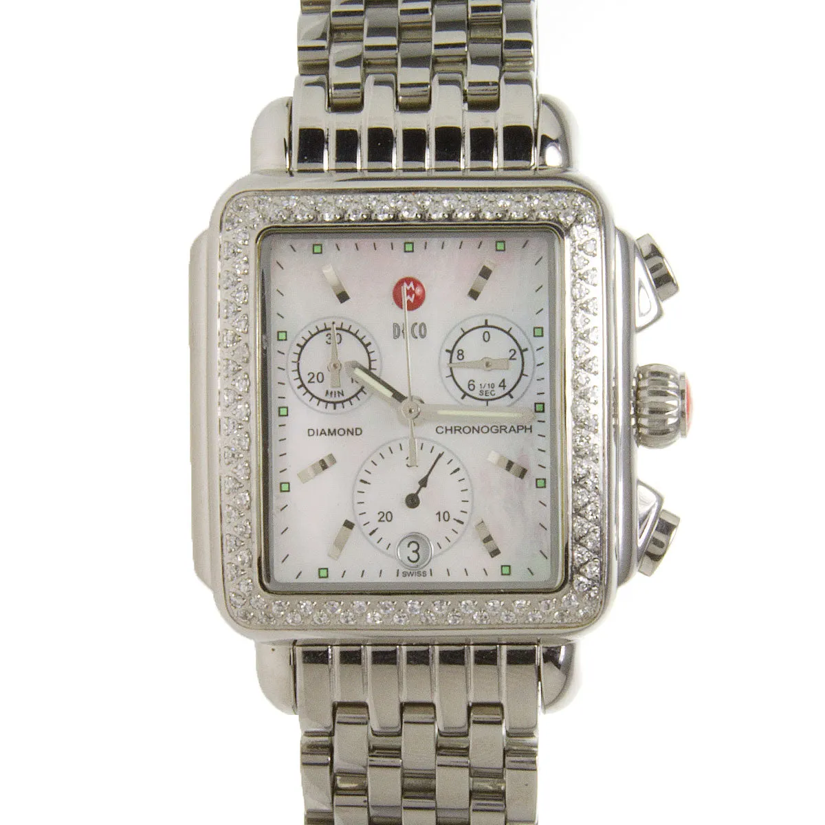 Michele Deco Diamond Chronograph