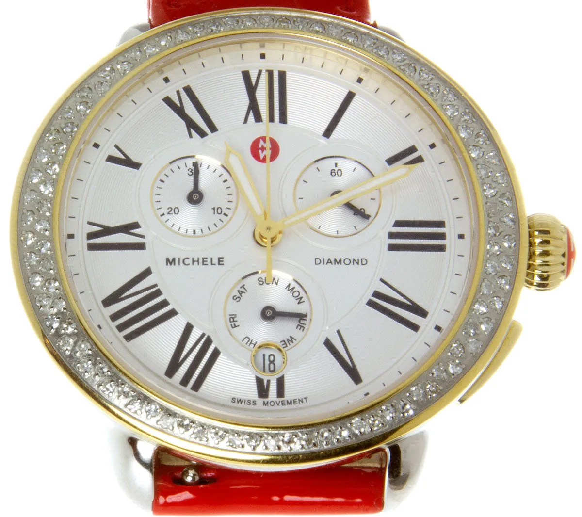 Michele Serein Chronograph Diamond Watch