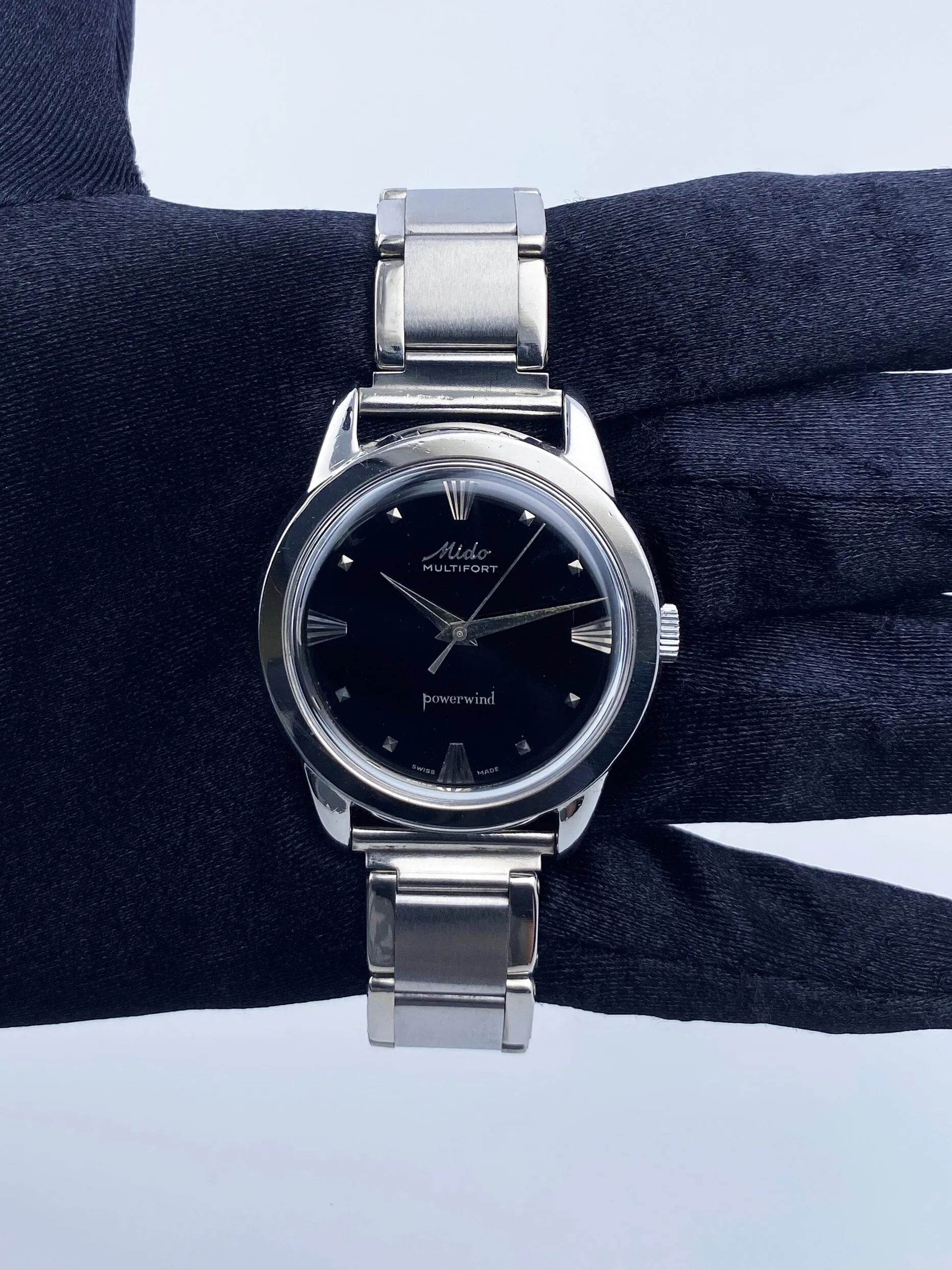 Mido Multifort Powerwind Black Dial Mens Watch