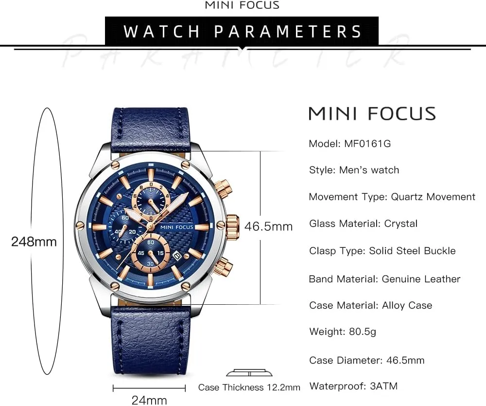 Mini Focus Men Watches Business Casual Wrist Watches