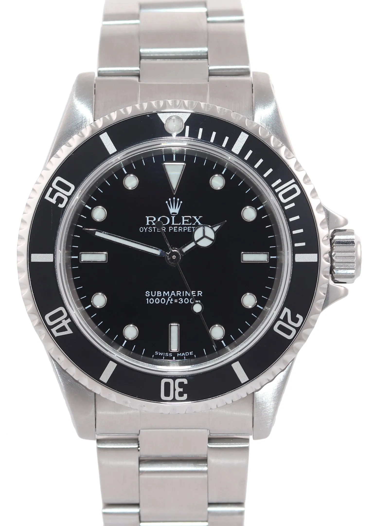 MINT 2005 Rolex Submariner No-Date 14060m Steel Black Dive 40mm Watch Box