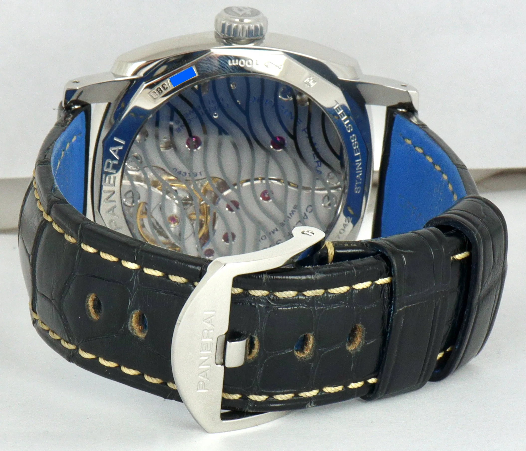 MINT 2018 Panerai Radiomir Blue Stainless Steel 47mm PAM00932 Manual Watch