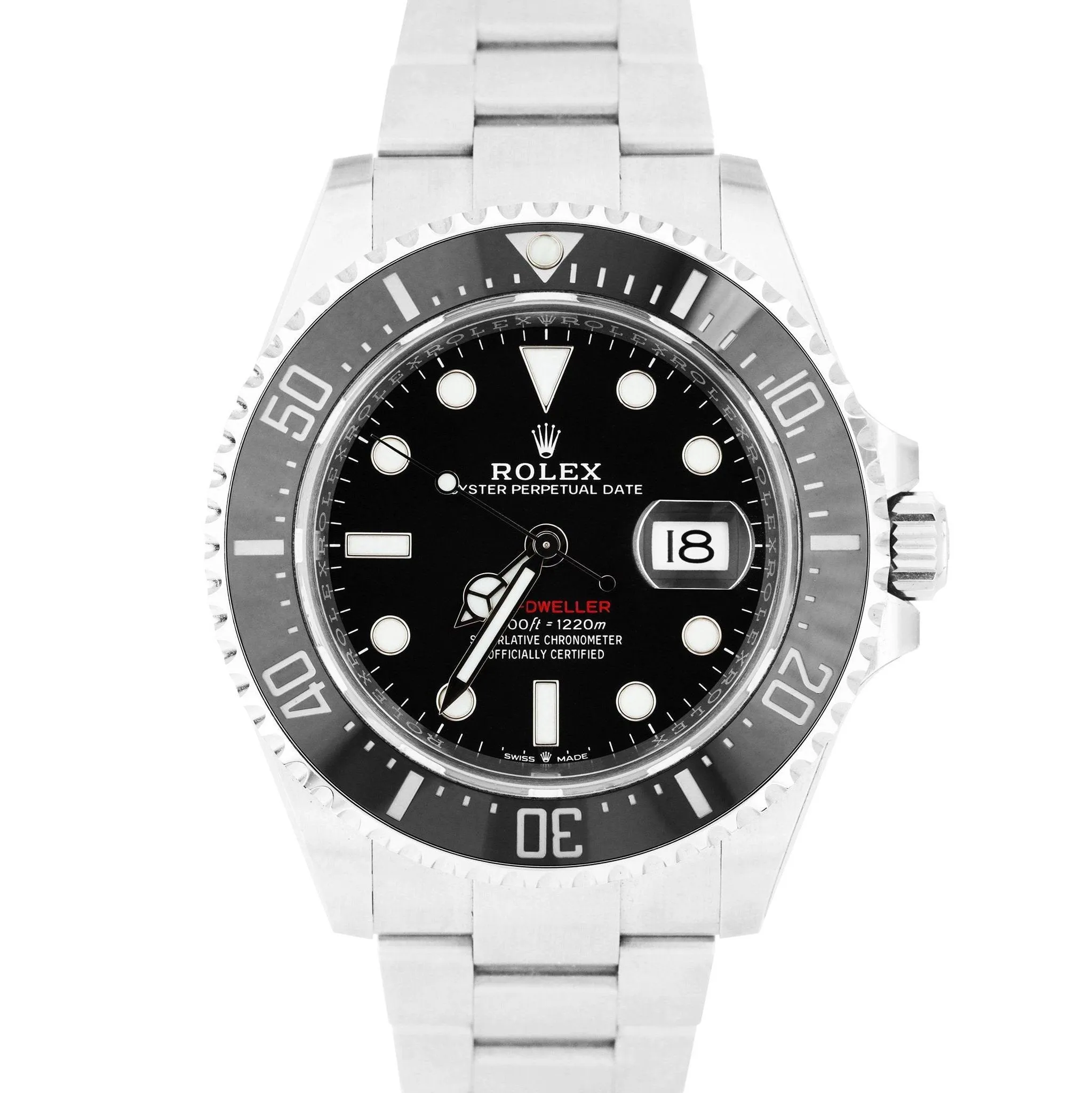 MINT 2019 Rolex Red Sea-Dweller 43mm Mark II 50th Ann. Steel 126600 Watch B P