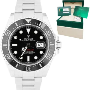 MINT 2019 Rolex Red Sea-Dweller 43mm Mark II 50th Ann. Steel 126600 Watch B P