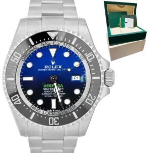 MINT 2019 Rolex Sea-Dweller Deepsea James Cameron Blue 44mm 126660 Watch B P