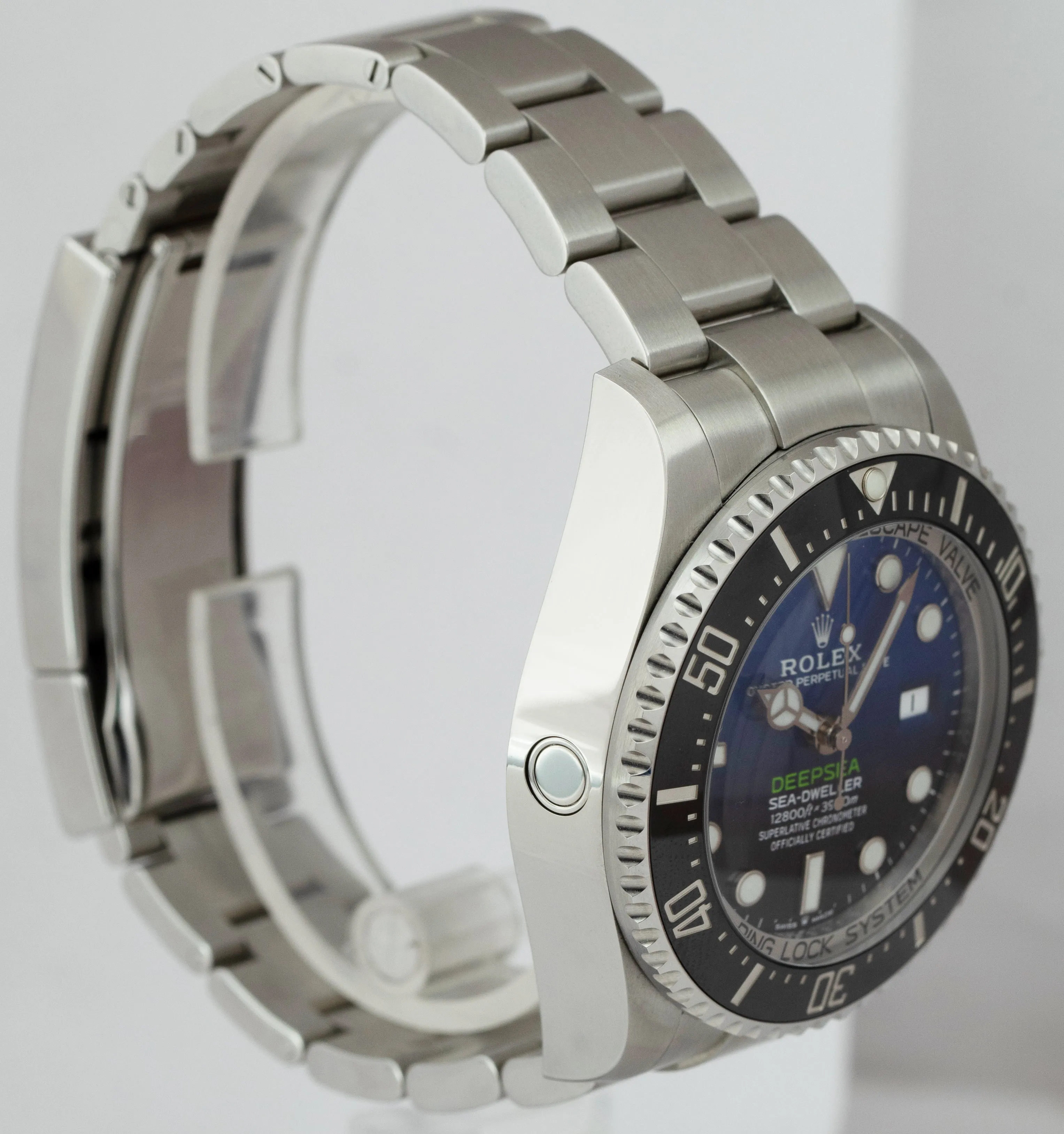MINT 2019 Rolex Sea-Dweller Deepsea James Cameron Blue 44mm 126660 Watch B P