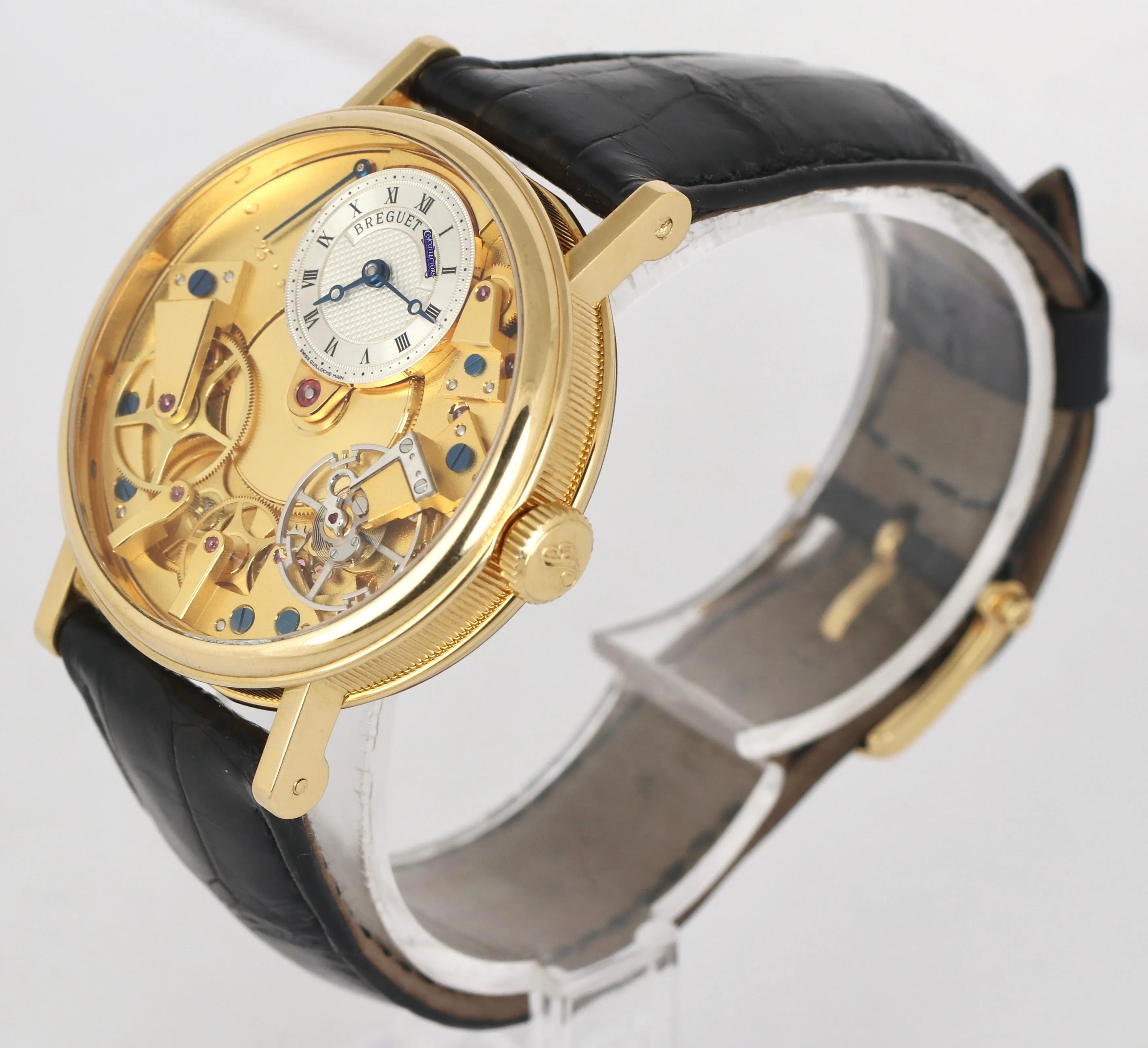 MINT Breguet La Tradition 7027 18K Yellow Gold 37mm Mechanical Power Reserve