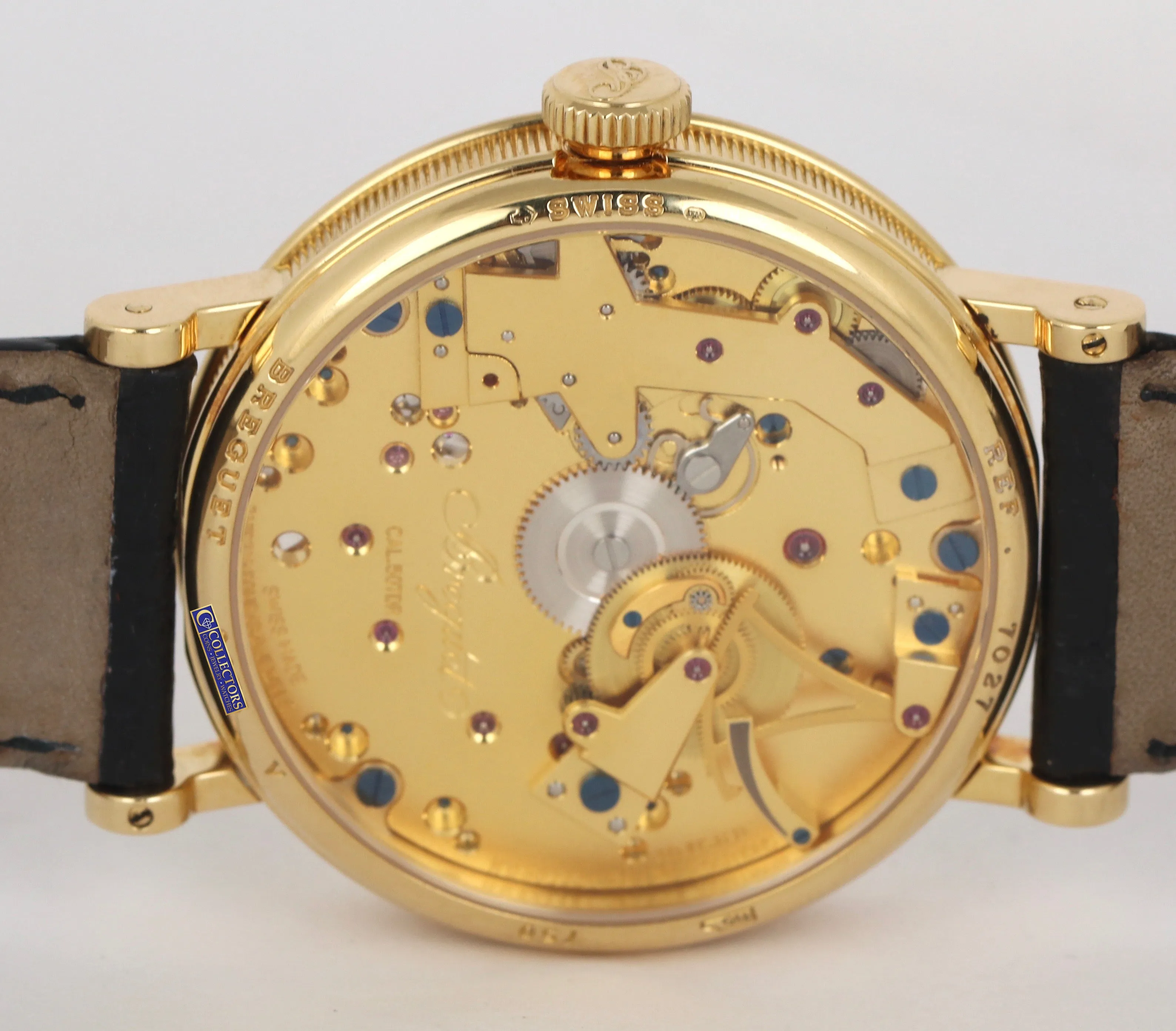 MINT Breguet La Tradition 7027 18K Yellow Gold 37mm Mechanical Power Reserve