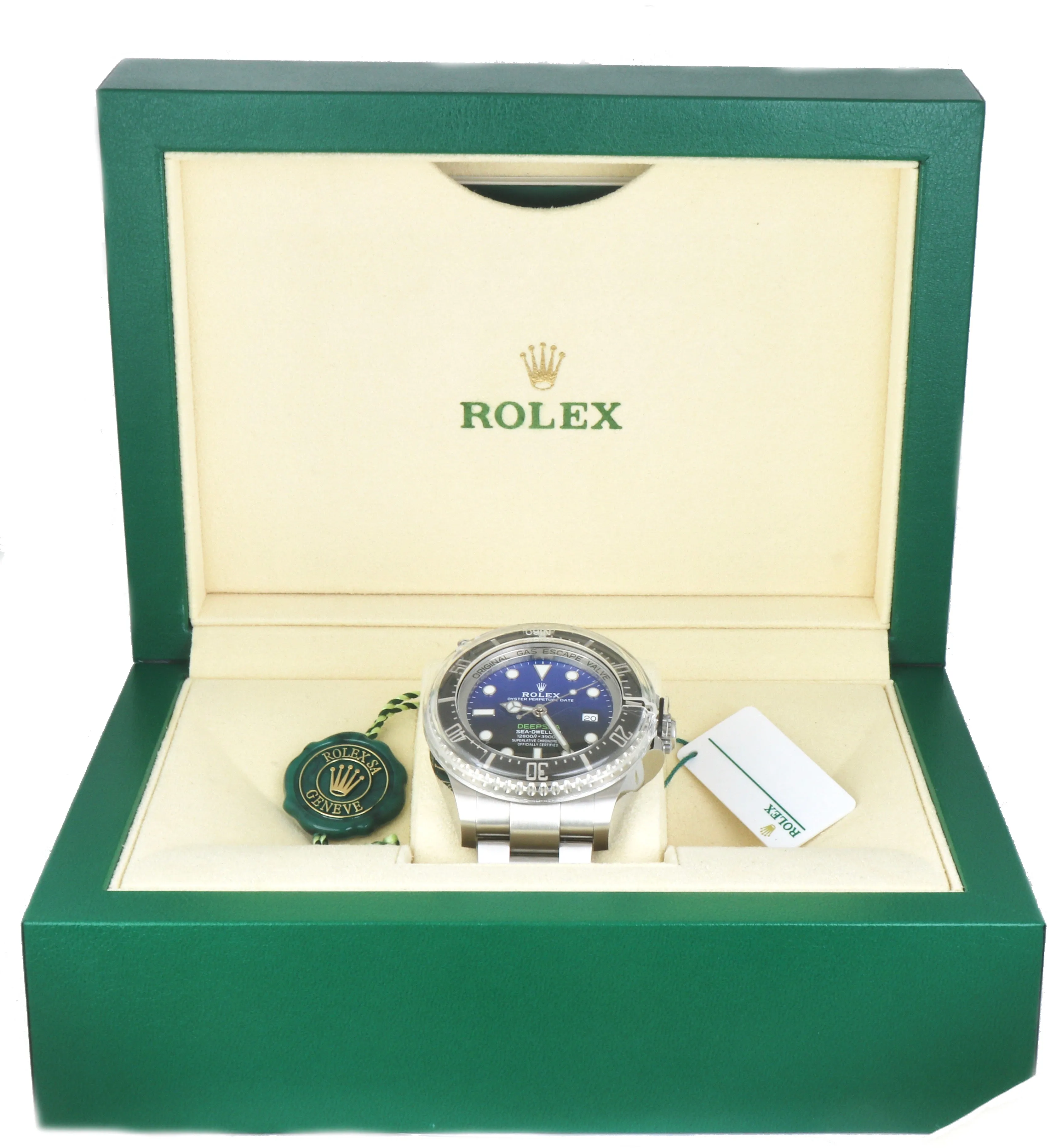 MINT DEC 2019 Rolex Sea-Dweller Deepsea James Cameron Blue Black 44mm 126660