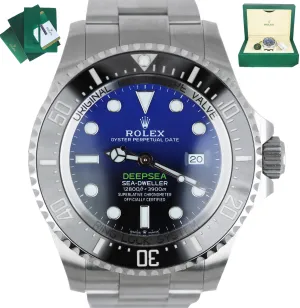 MINT DEC 2019 Rolex Sea-Dweller Deepsea James Cameron Blue Black 44mm 126660