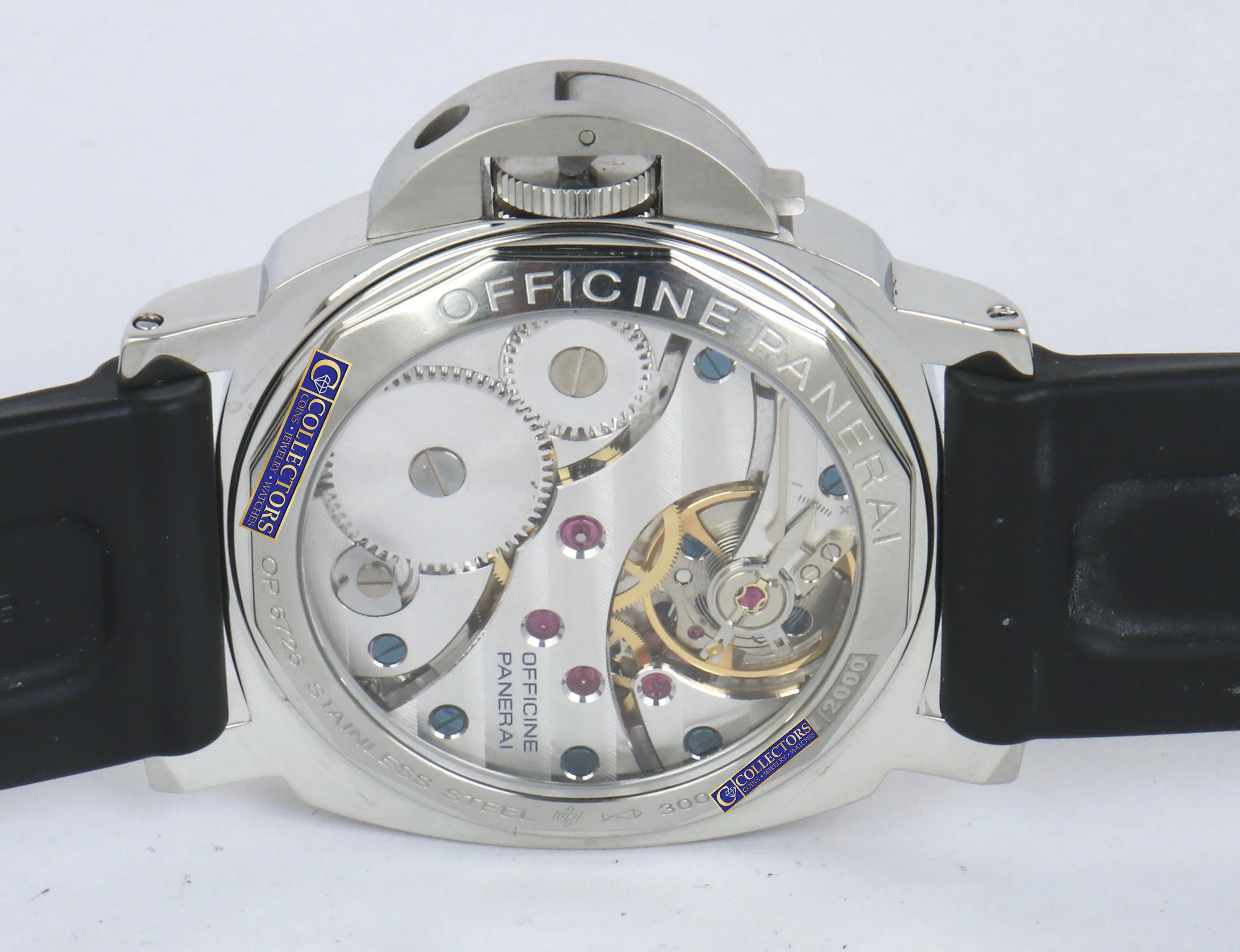 MINT Panerai Luminor Base PAM 112 Stainless Black Manual 44mm Watch PAM00112