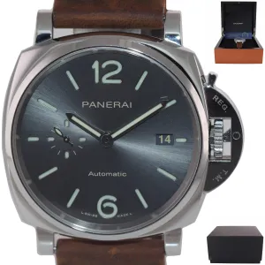 MINT Panerai Luminor Due PAM 904 42mm Automatic Rhodium Grey PAM00904 Watch