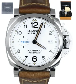MINT Panerai Luminor Marina 1950 3 Days White PAM 1499 Stainless PAM01499 44MM