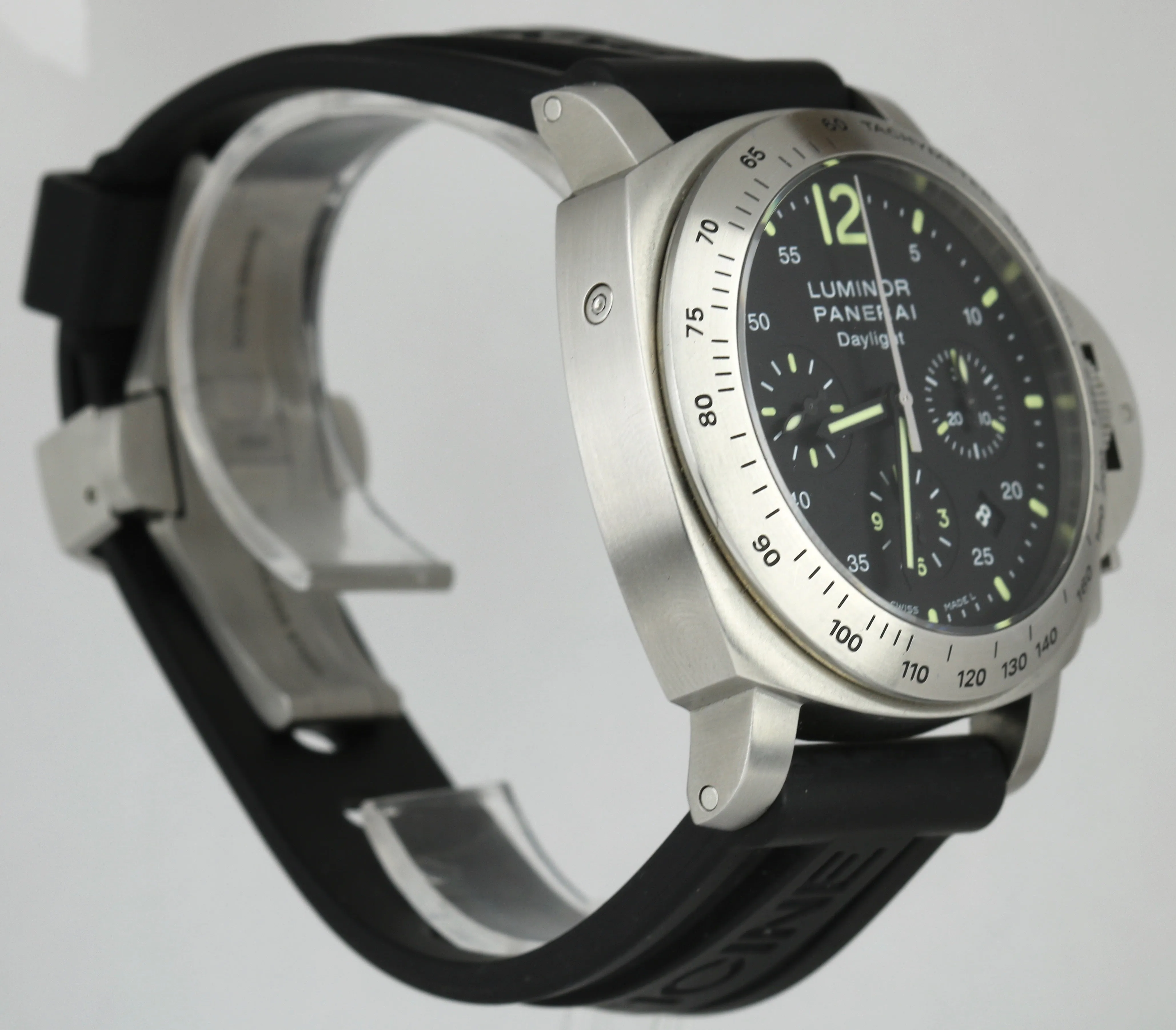 MINT Panerai PAM 250 Luminor Daylight Chronograph Automatic 44mm Watch PAM00250