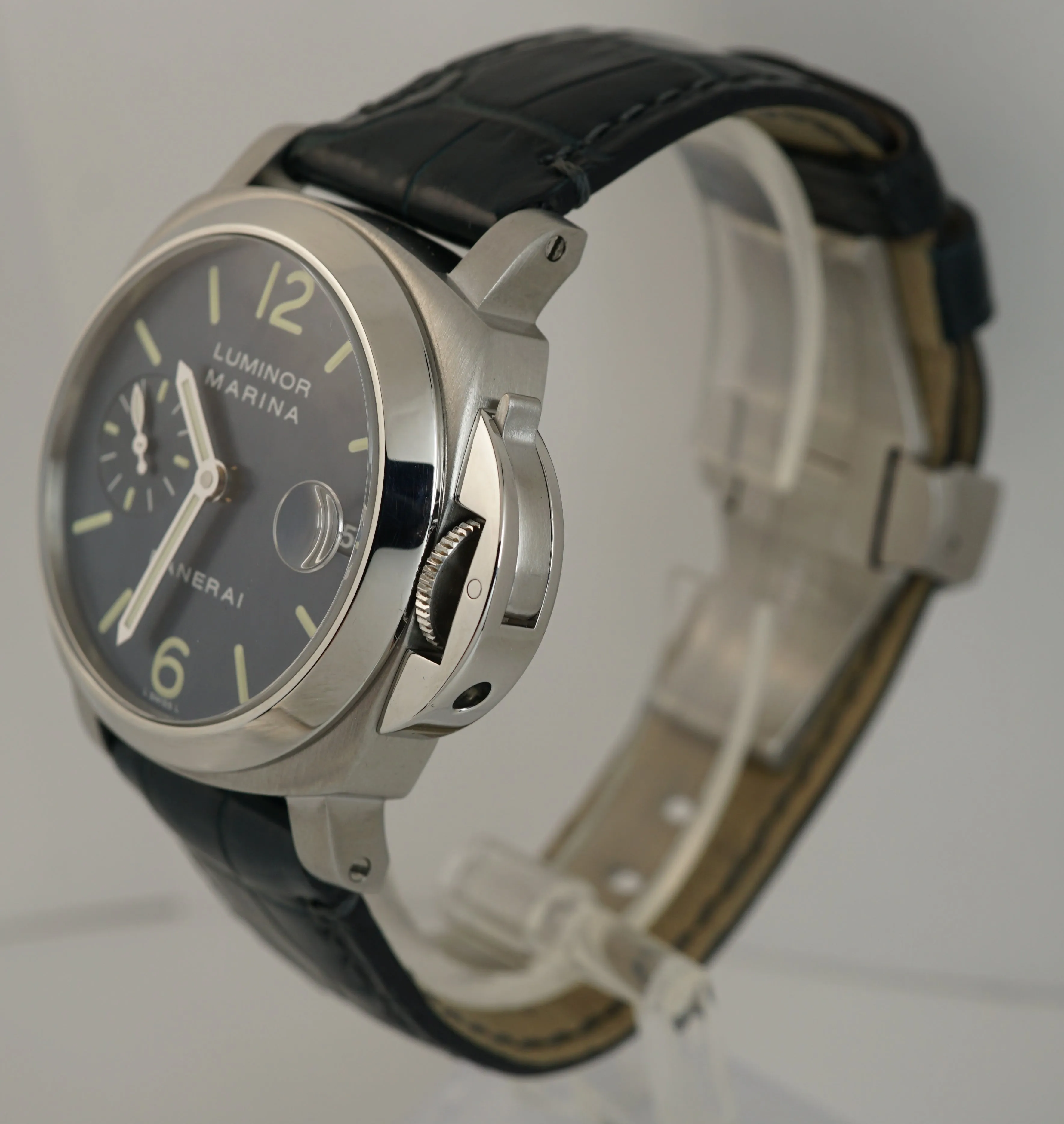 MINT PAPERS Panerai PAM 119 Luminor Marina Blue Automatic 40mm Watch PAM00119