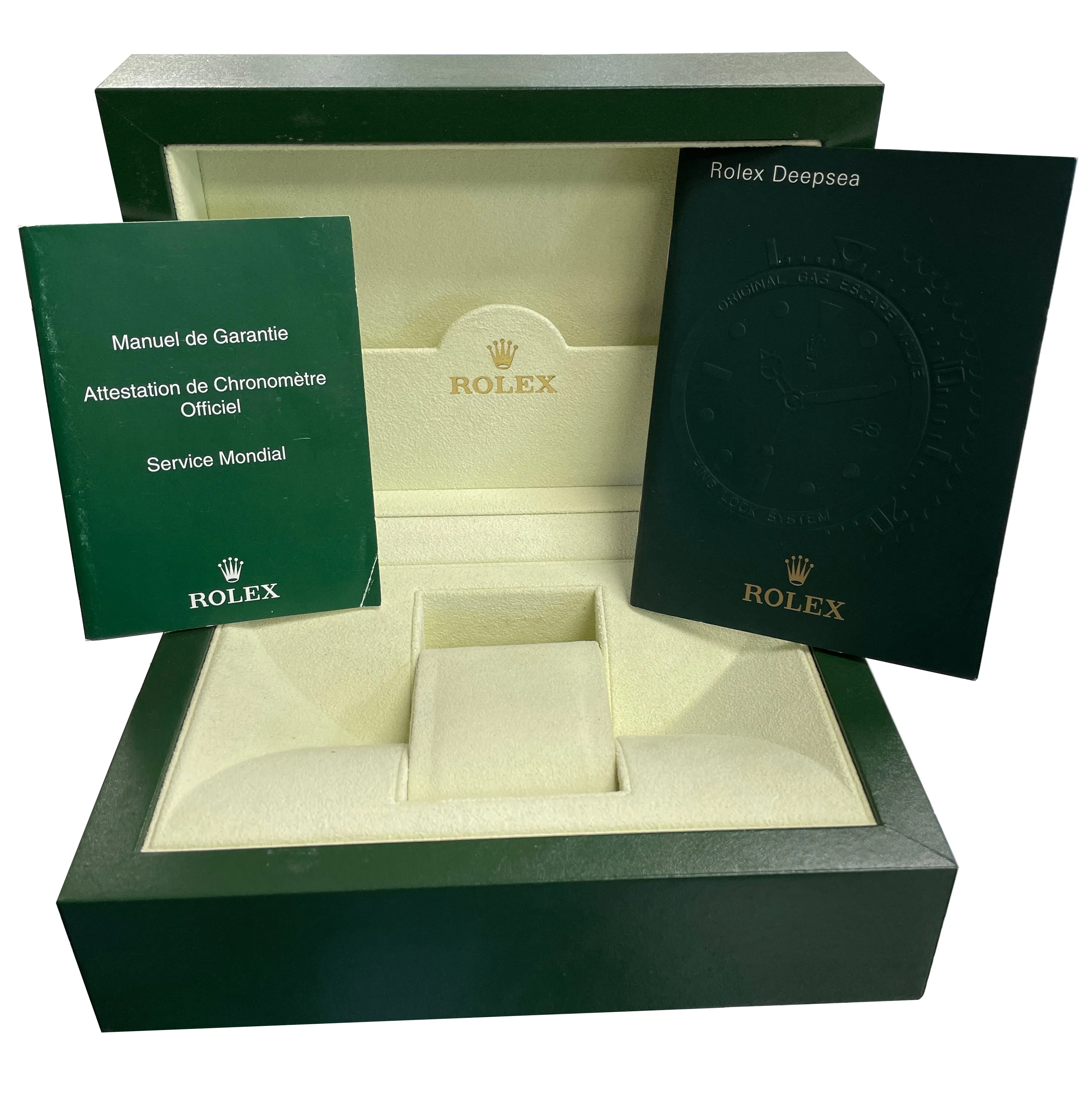 MINT Rolex Sea-Dweller Deepsea Stainless Steel 44mm Black Dive Watch 116660 BOX