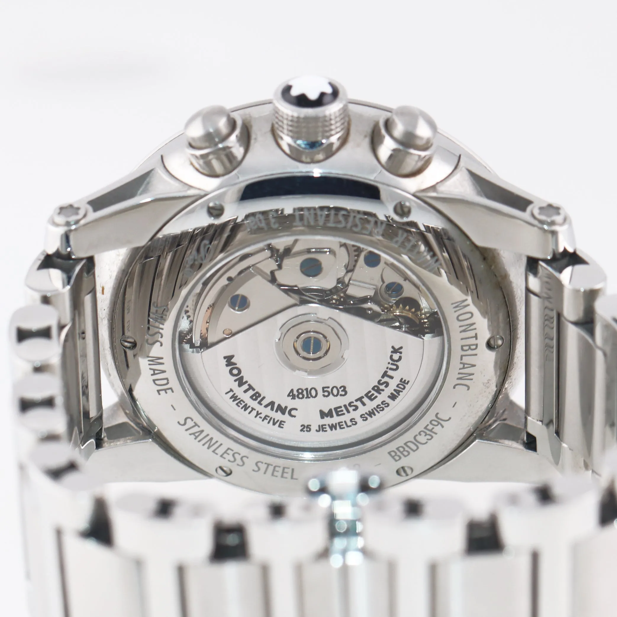 Montblanc Timewalker UTC 7263 Steel Chronograph Automatic Date 43mm Watch