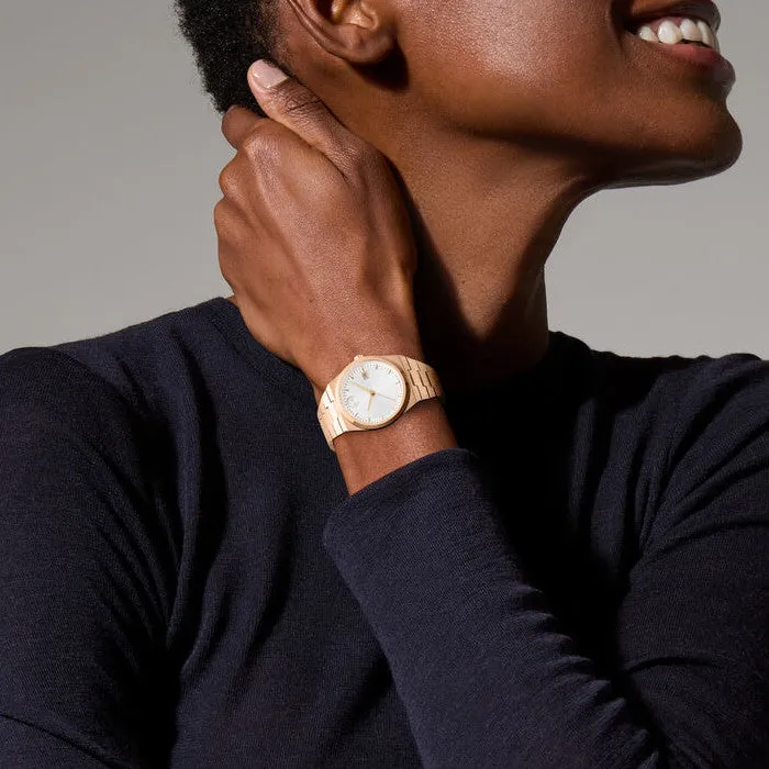 Movado Bold Quest Ladies Rose Gold Tone Watch
