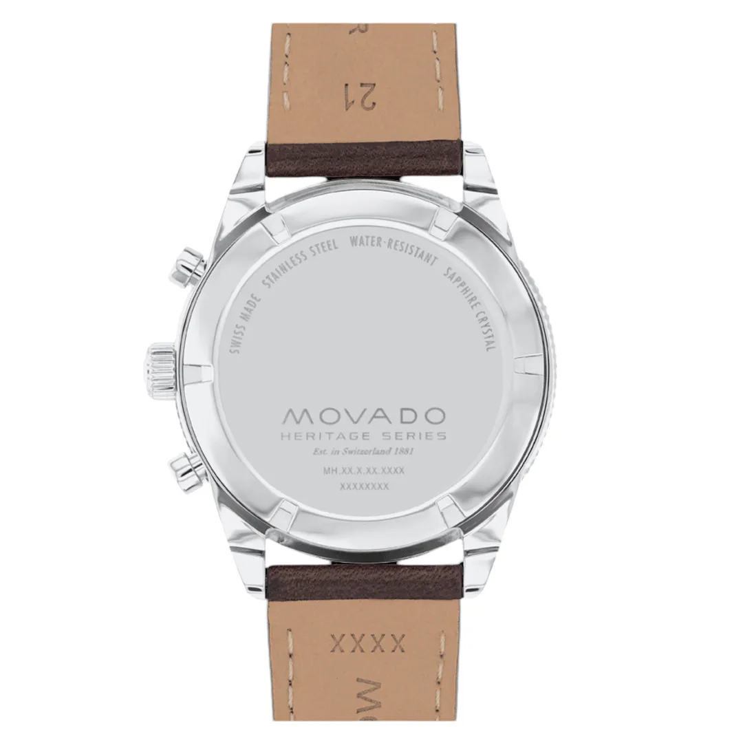 Movado Heritage Series Calendoplan Quartz Men's Watch 3650205