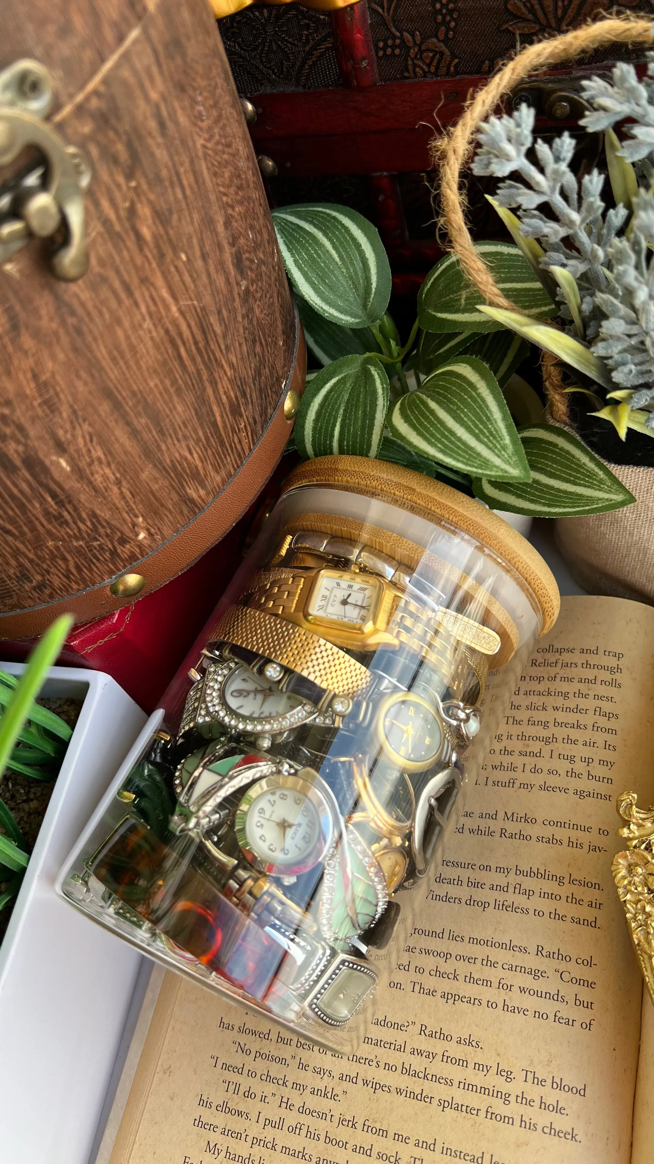 Mystery Jewelry Watch Jar