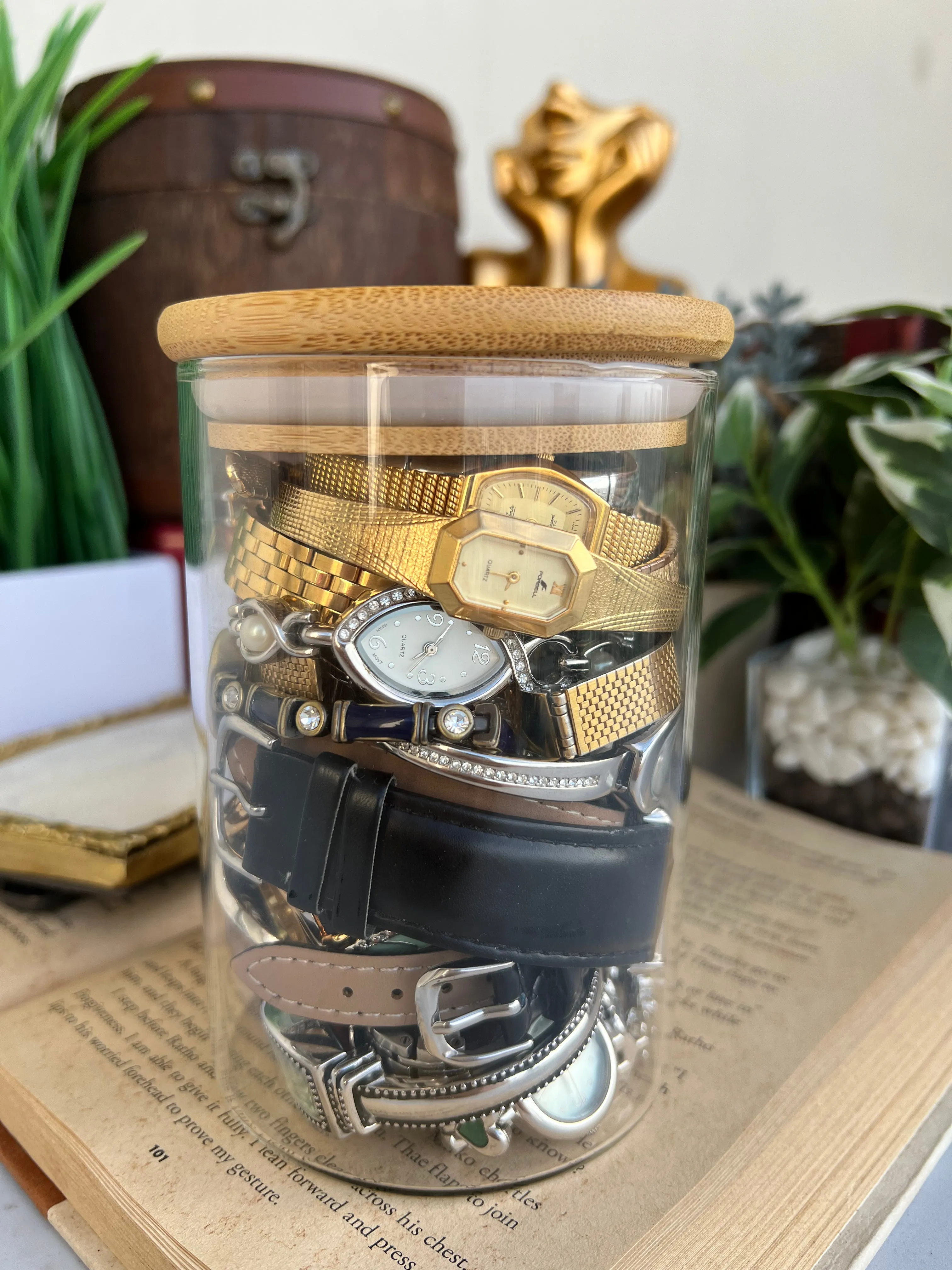 Mystery Jewelry Watch Jar