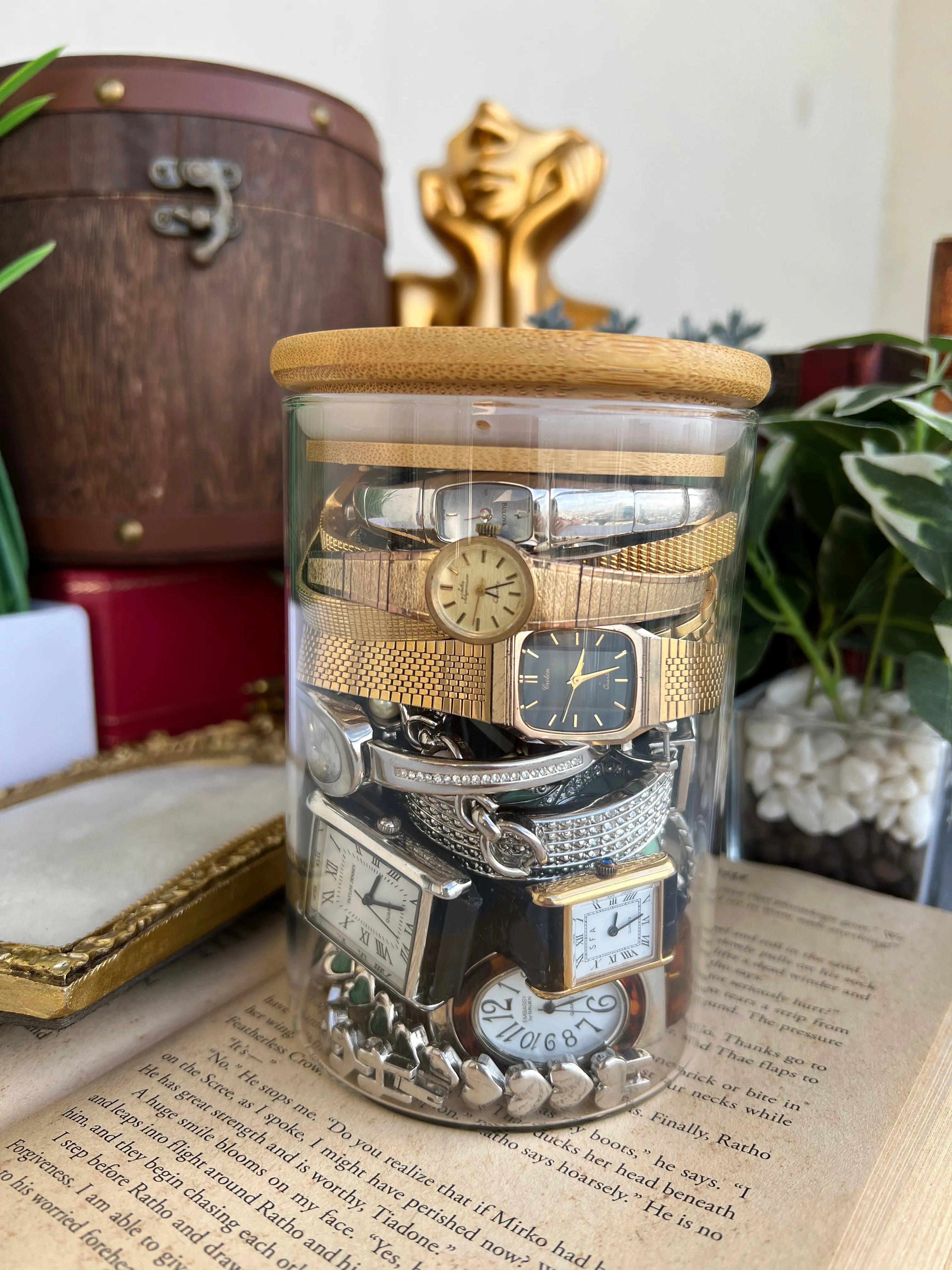 Mystery Jewelry Watch Jar
