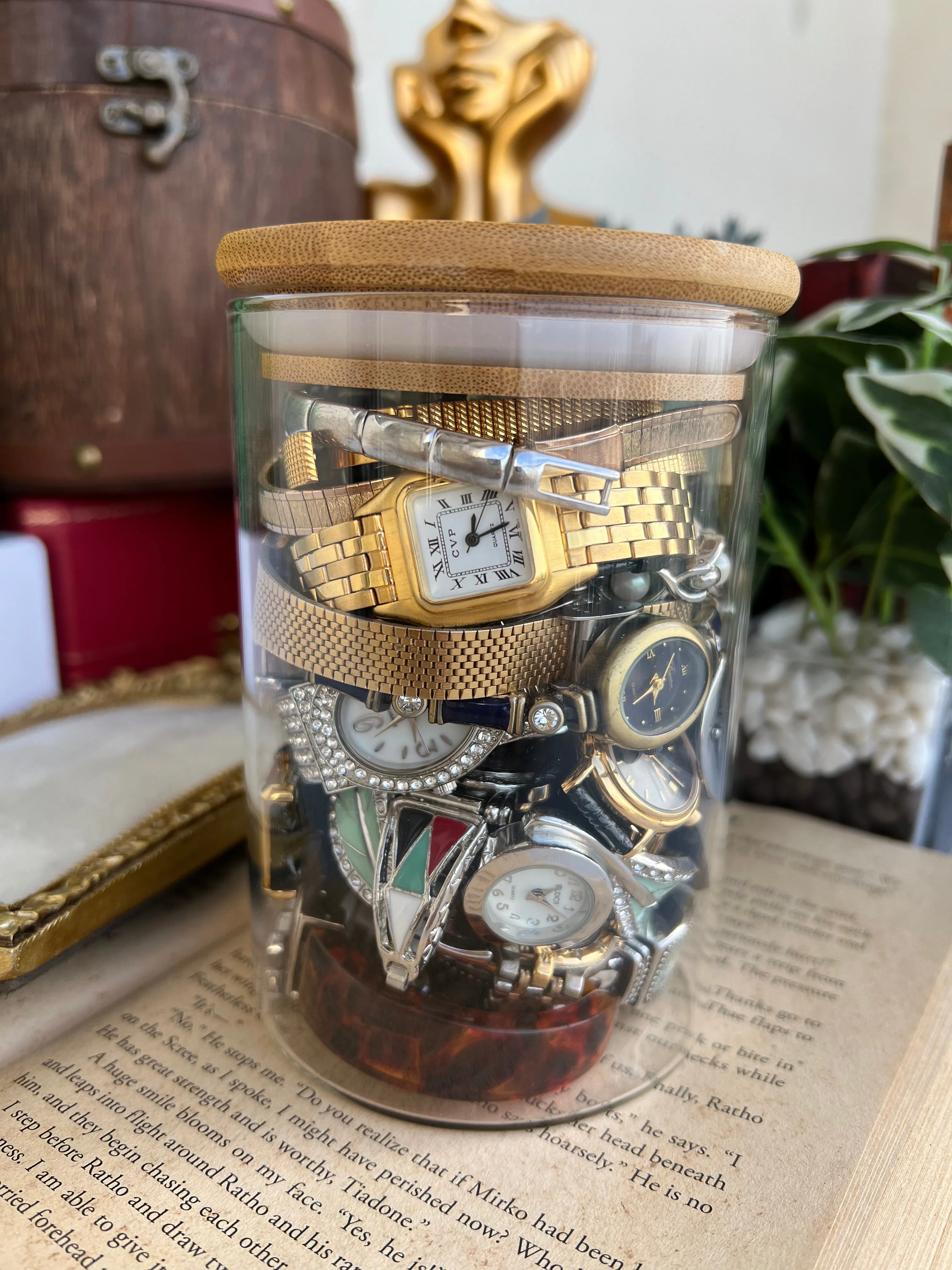 Mystery Jewelry Watch Jar