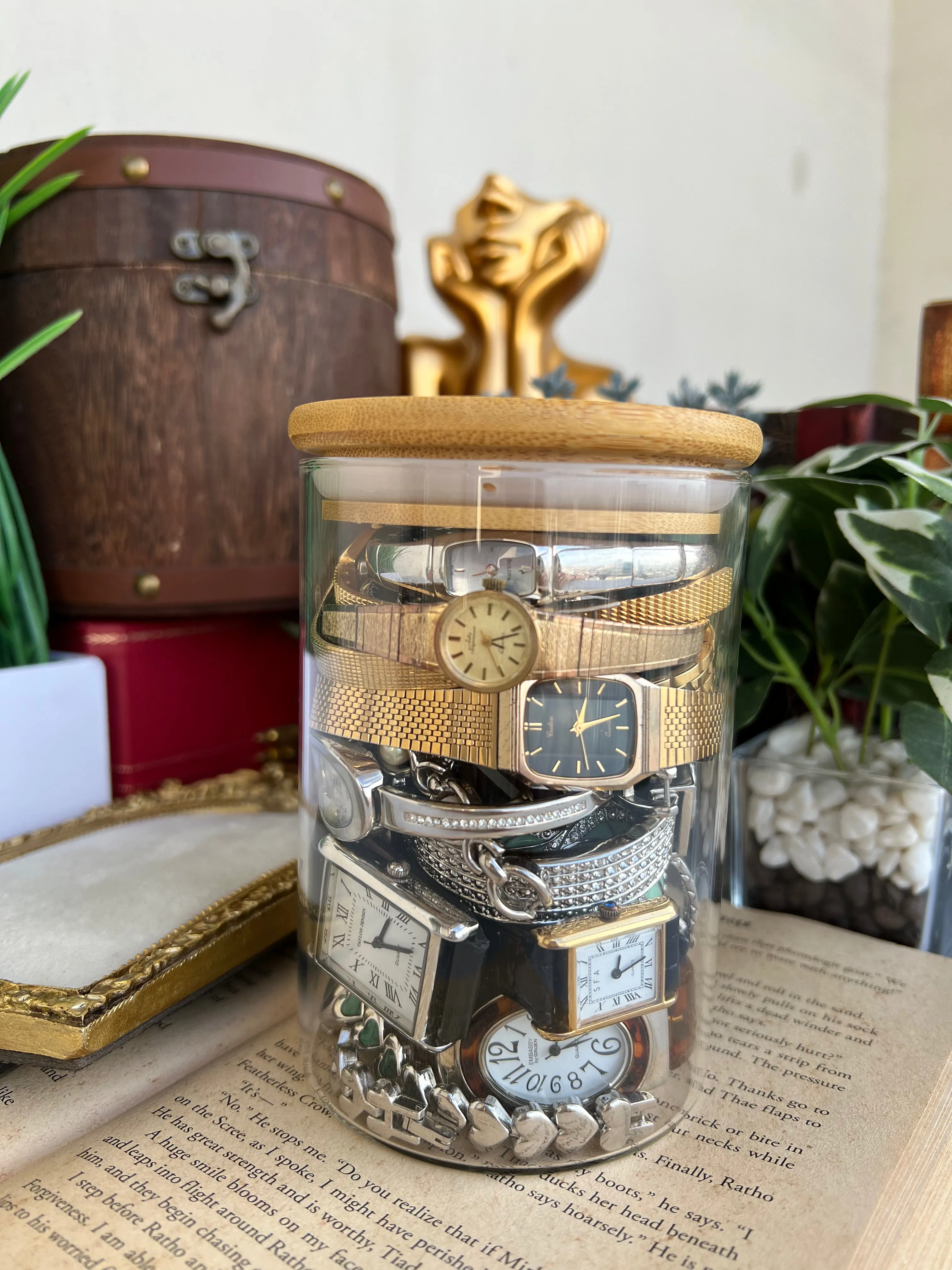 Mystery Jewelry Watch Jar