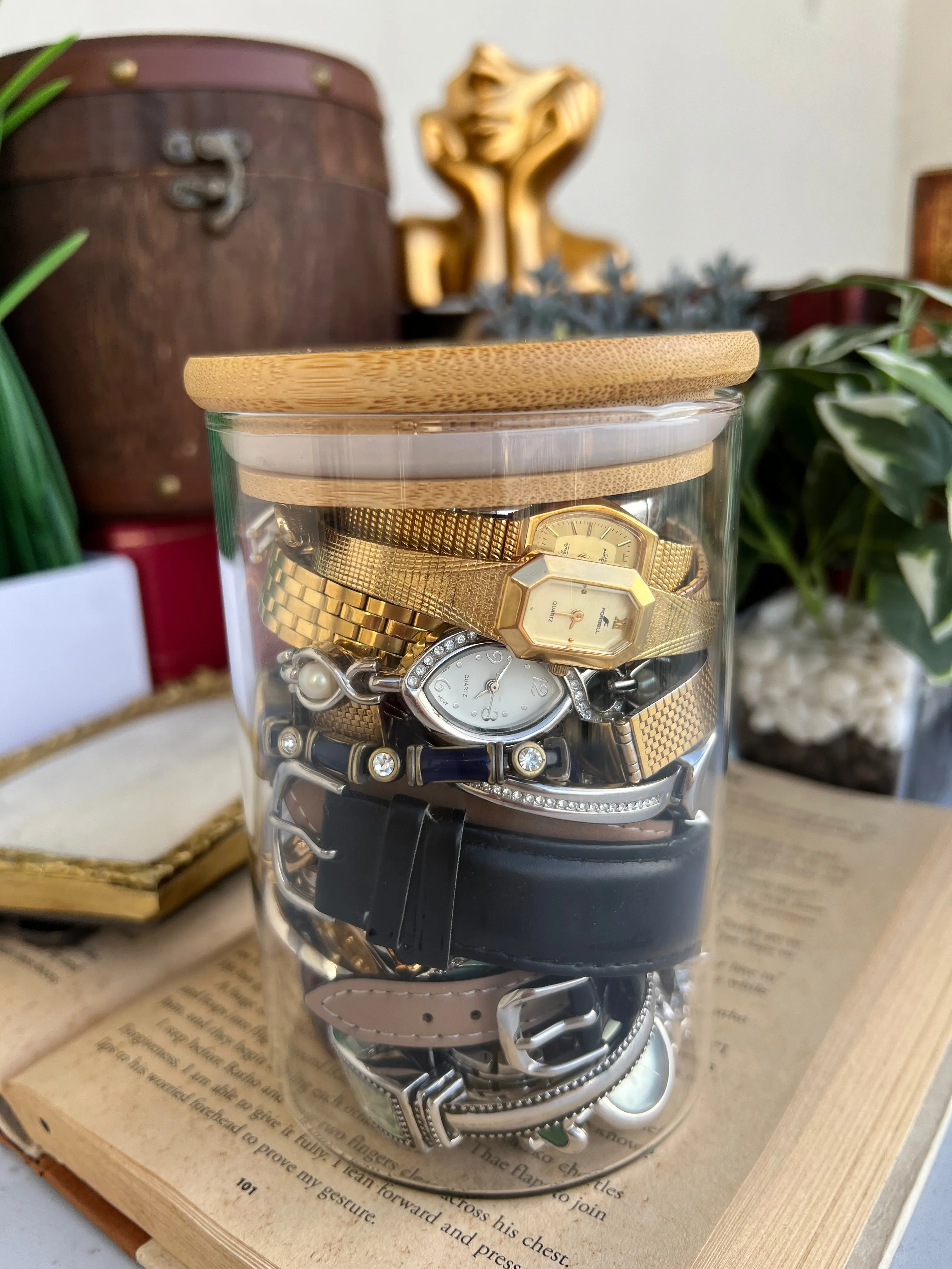 Mystery Jewelry Watch Jar
