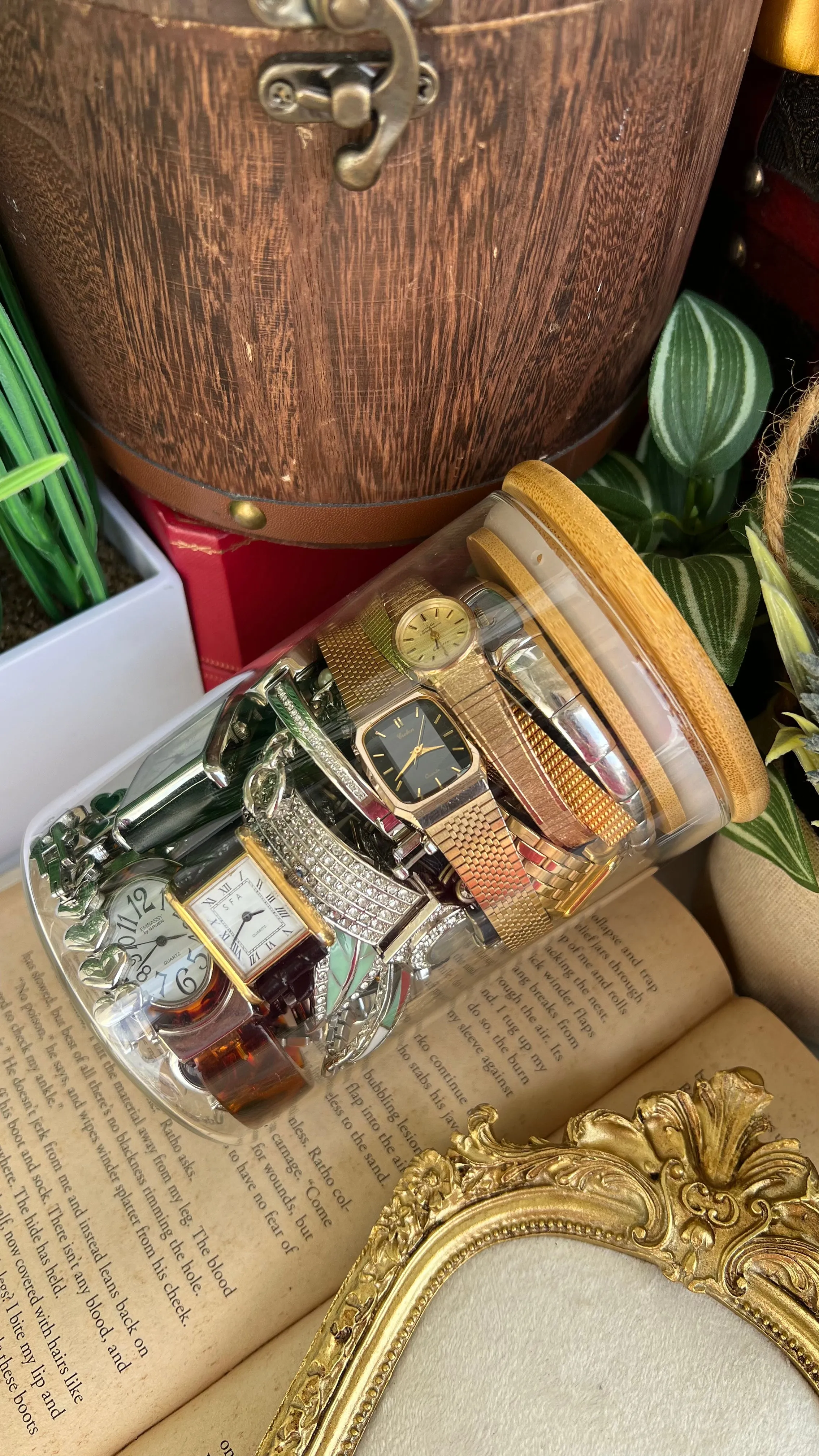 Mystery Jewelry Watch Jar