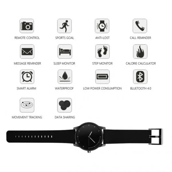 N20 Smart Watch Diving 30M Waterproof Wrist Watch for IOS Android Black