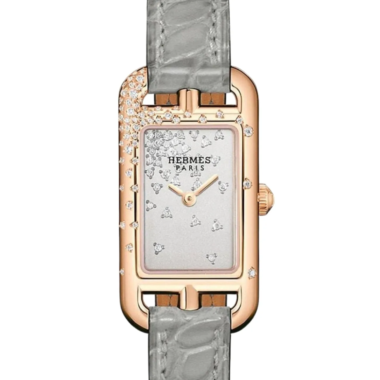 NANTUCKET - SAND DIAMOND SET SMALL WATCH