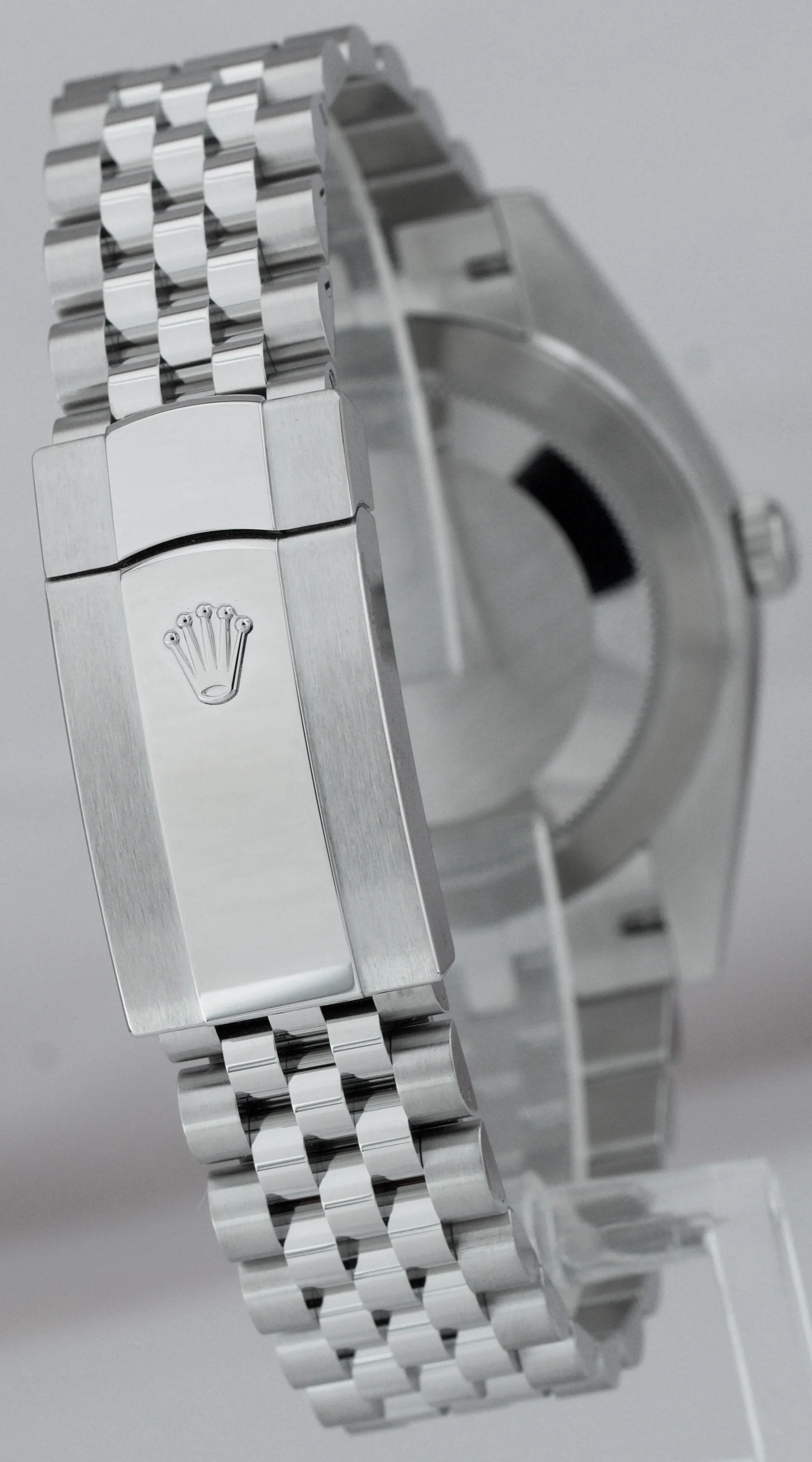 NEW 2021 Rolex DateJust 41 Rhodium Gray Stainless Steel JUBILEE Watch 126334