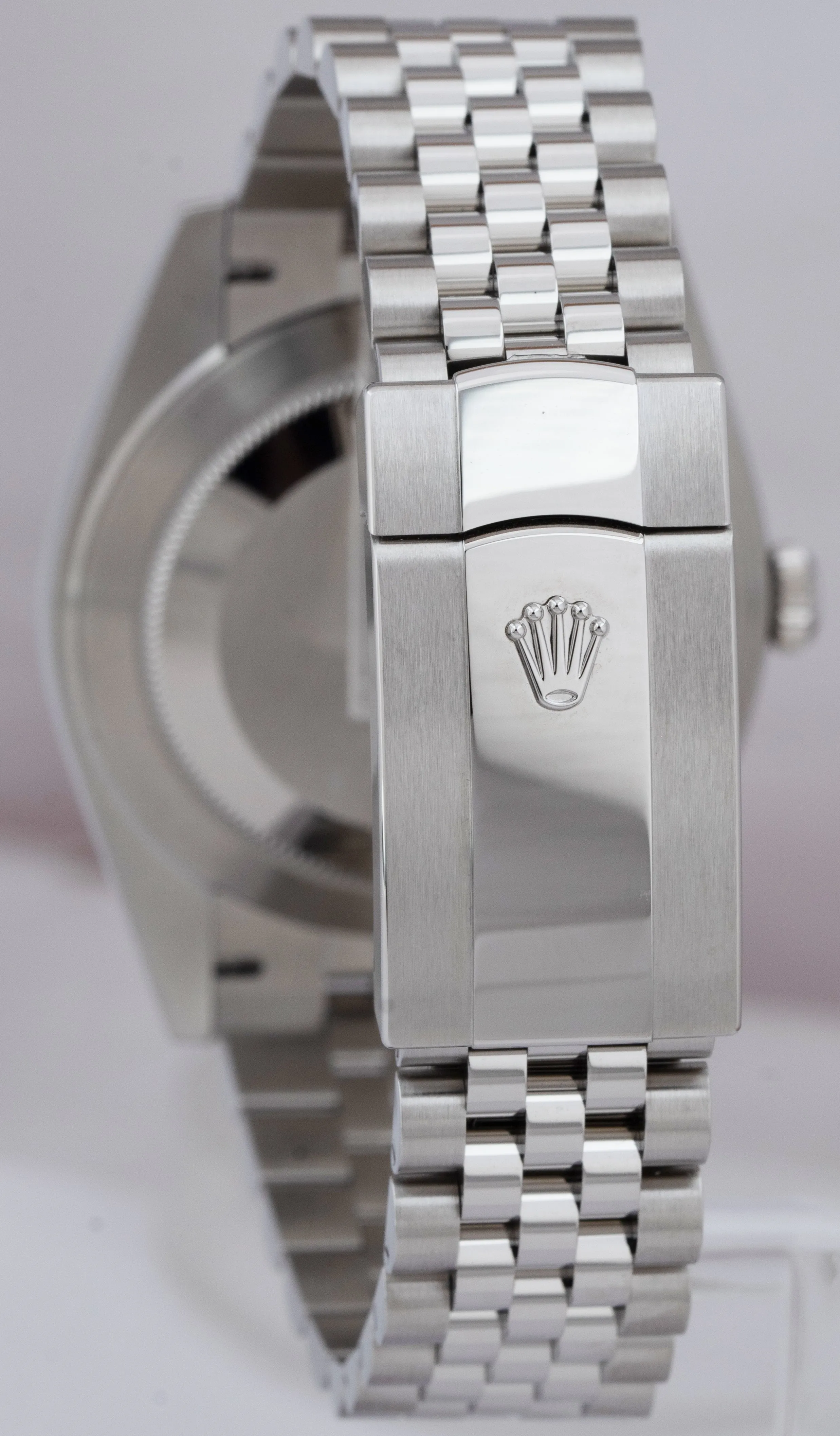 NEW 2023 PAPERS Rolex DateJust 41 Azzurro Blue Roman JUBILEE Fluted 126334 B P