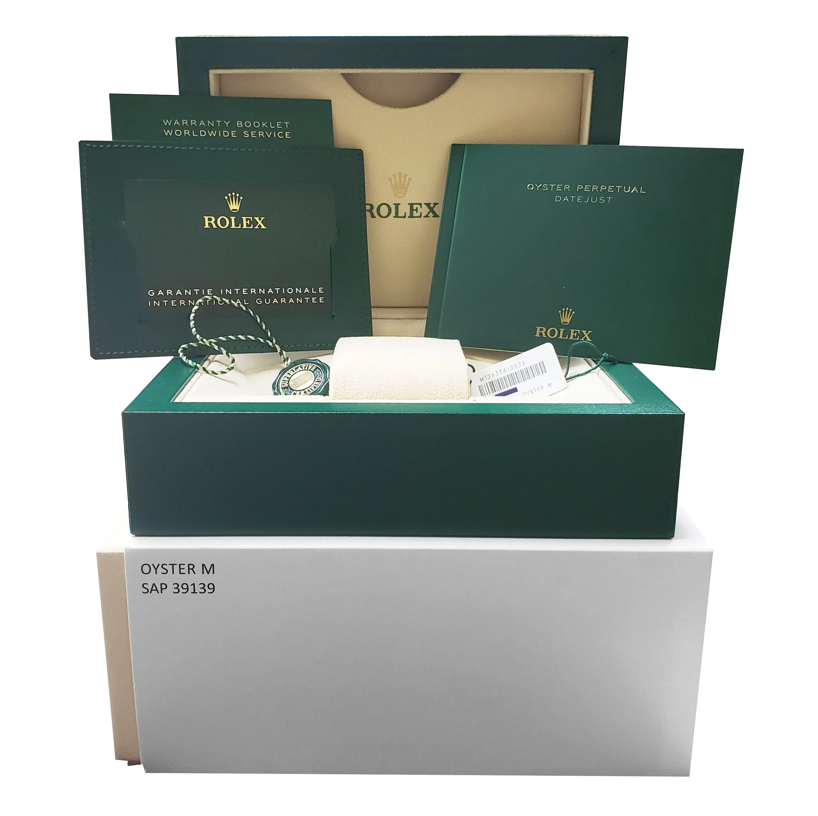 NEW 2023 PAPERS Rolex DateJust 41 Azzurro Blue Roman JUBILEE Fluted 126334 B P