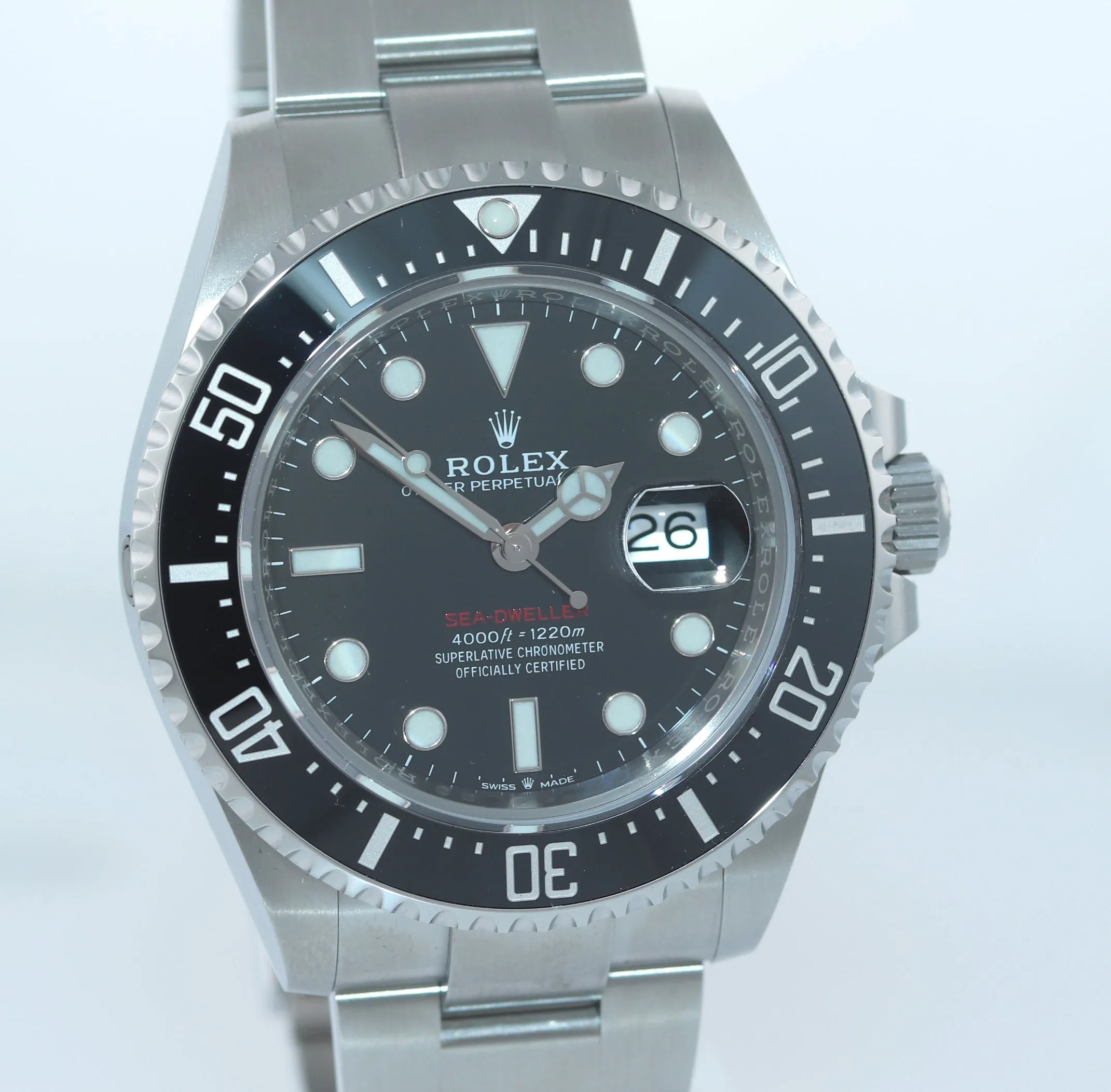 NEW June 2020 PAPERS Mark II Rolex Red Sea-Dweller 43mm 126600 Steel Watch Box