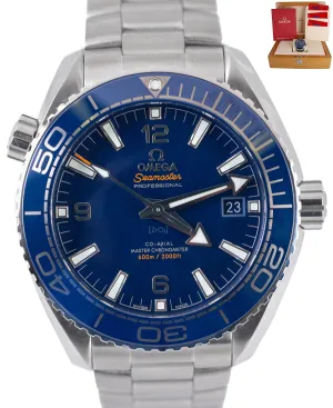 NEW OCT 2021 Omega Seamaster Planet Ocean Steel 43.5mm 215.30.44.21.03.001