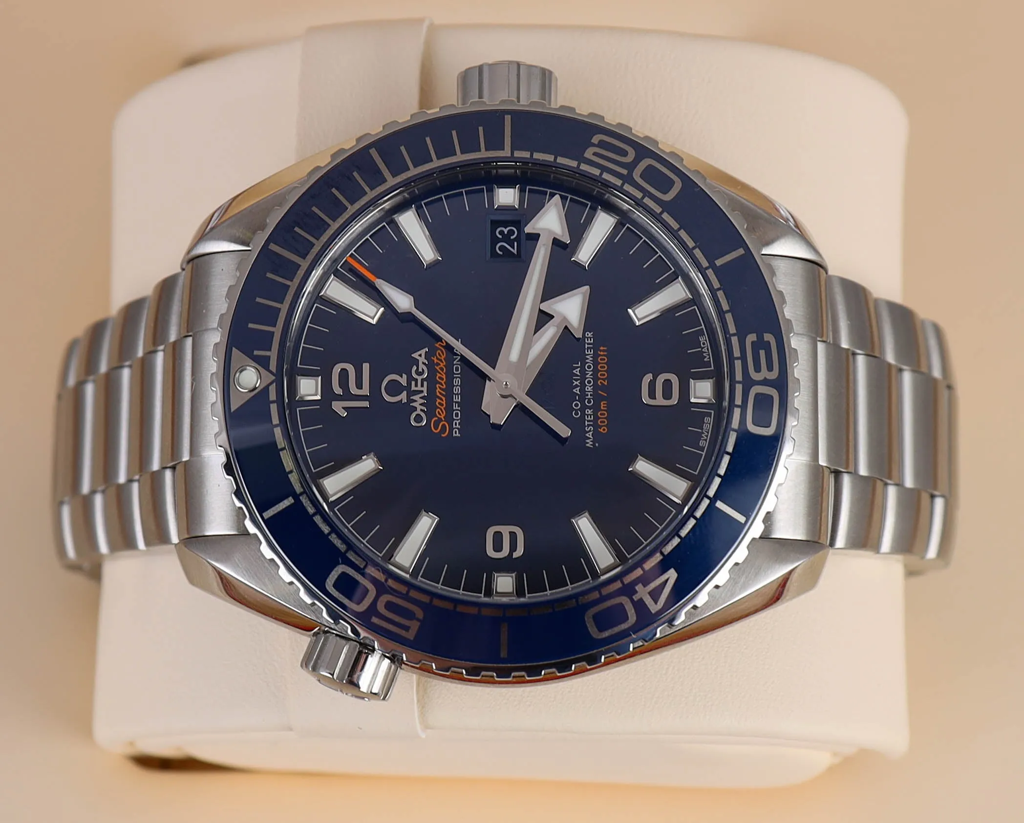 NEW OCT 2021 Omega Seamaster Planet Ocean Steel 43.5mm 215.30.44.21.03.001