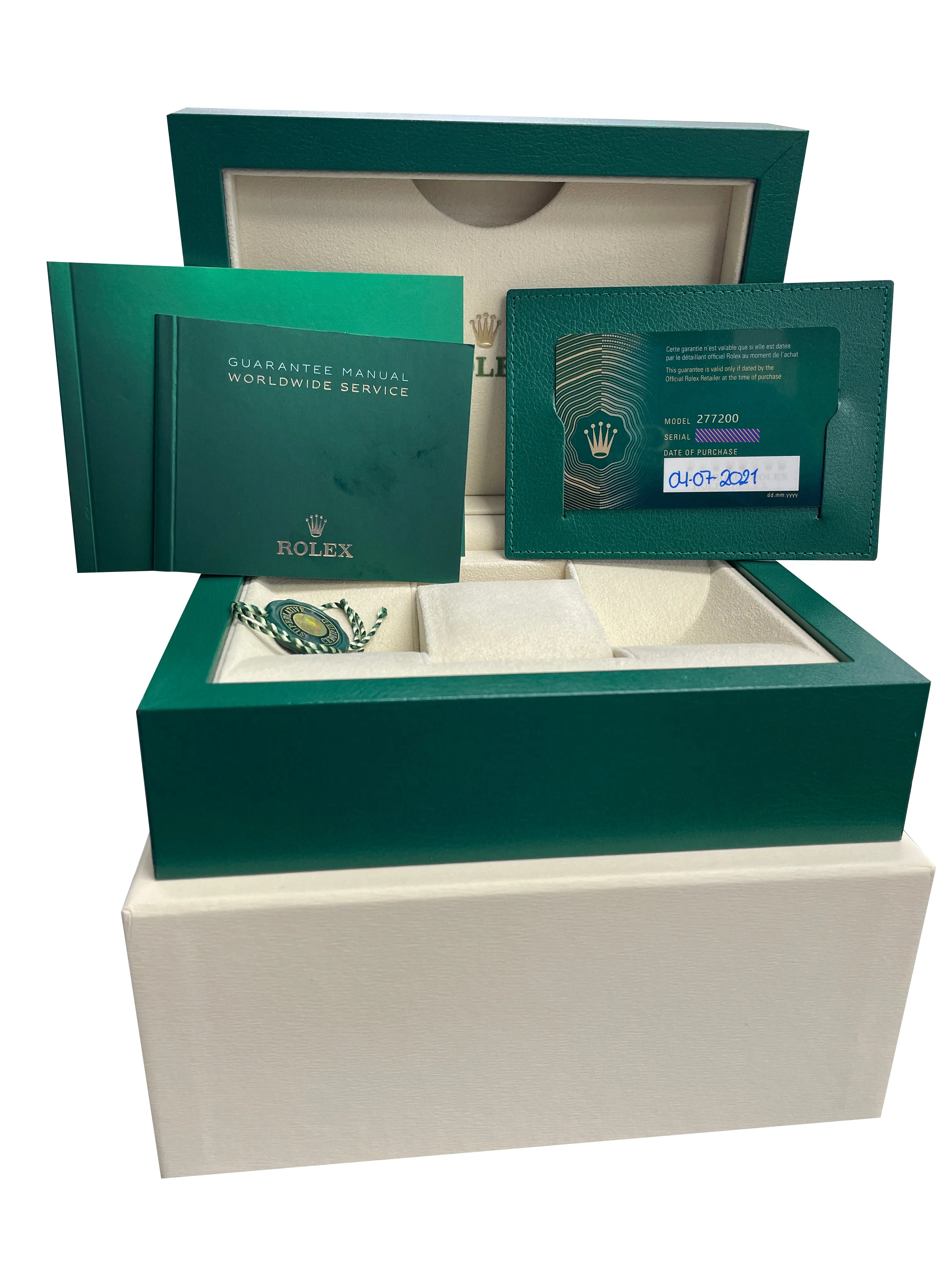 NEW SEALED JULY 2021 Rolex Oyster Perpetual Midsize Candy Pink 31mm Watch 277200
