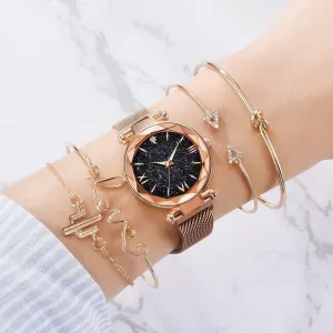New STEVVEX Luxury Women Watches Magnetic Starry Sky Female Clock Quartz Wristwatch Fashion Ladies Wrist Watch For Women and Girls
