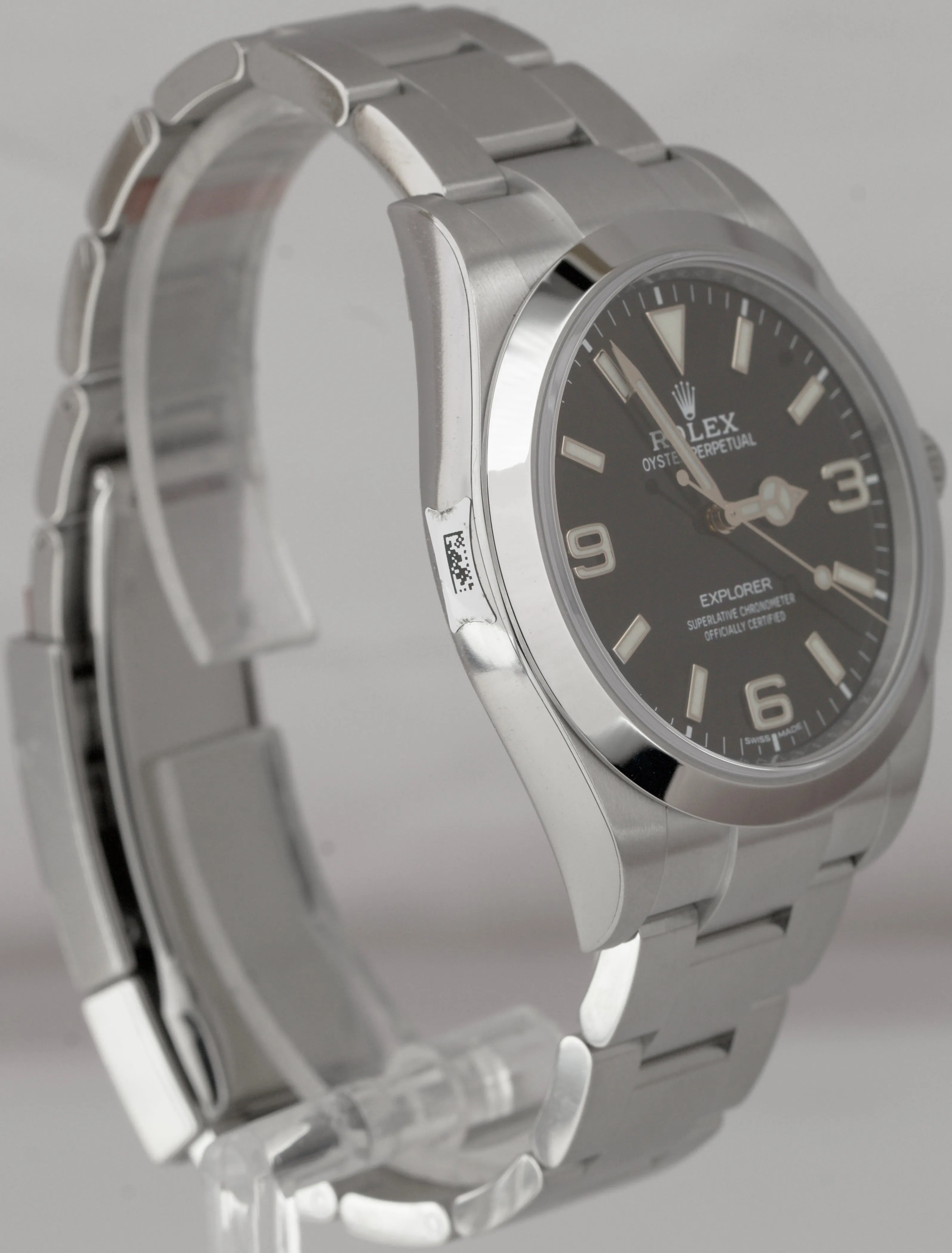 NEW Stickered 2020 Rolex Explorer Black E 3-6-9 MK2 39mm 214270 Stainless Watch