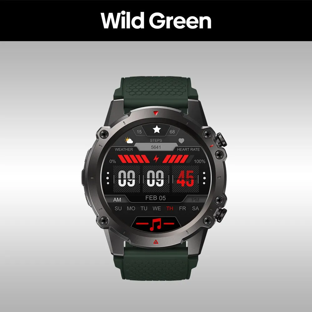 New Zeblaze Vibe 7 Lite Voice Calling Smart Watch Large 1.47 Inch IPS Display 100  Sports Modes 24H Health Monitor Smartwatch