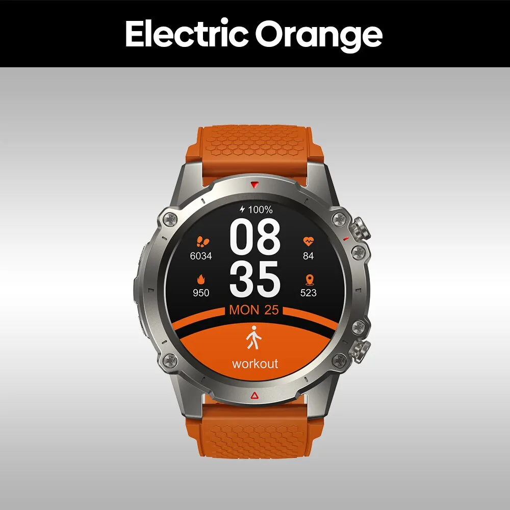 New Zeblaze Vibe 7 Lite Voice Calling Smart Watch Large 1.47 Inch IPS Display 100  Sports Modes 24H Health Monitor Smartwatch