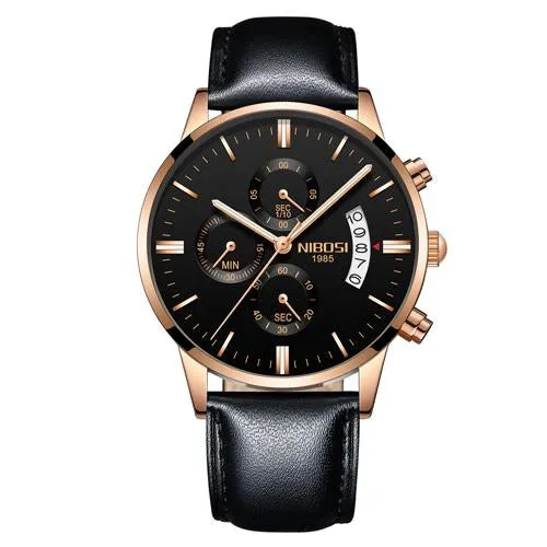 Nibosi Waterproof Stainless Steel Watch