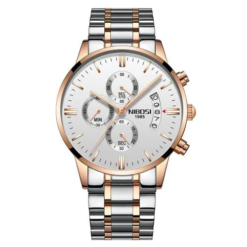 Nibosi Waterproof Stainless Steel Watch