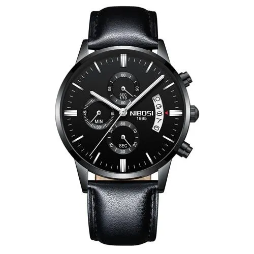 Nibosi Waterproof Stainless Steel Watch