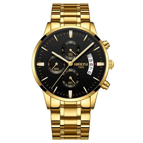 Nibosi Waterproof Stainless Steel Watch