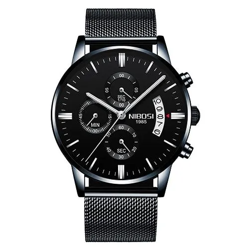 Nibosi Waterproof Stainless Steel Watch