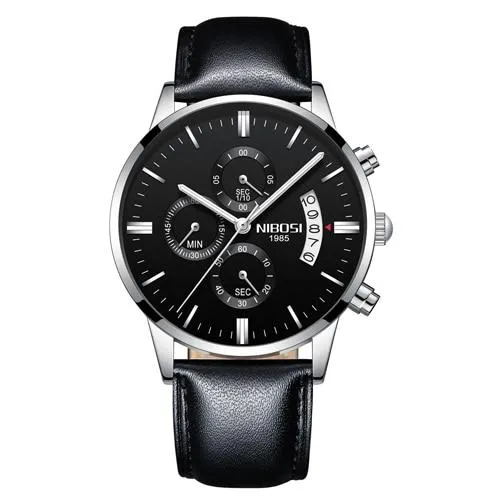 Nibosi Waterproof Stainless Steel Watch