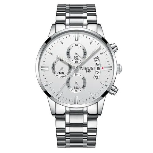 Nibosi Waterproof Stainless Steel Watch